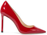 Jimmy Choo - Romy 100 Patent-leather Pumps - Red