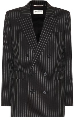 Saint Laurent Striped wool blazer