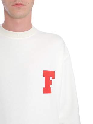 Kitsune Sweatshirt With "f" Patch
