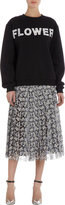 Thumbnail for your product : Christopher Kane Floral Lace Pleated Skirt