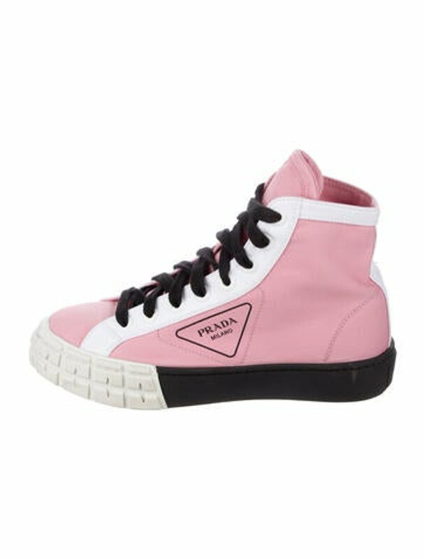 pink prada high tops
