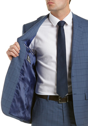 Austin Reed Classic Fit Wool Suit With Flat Pant