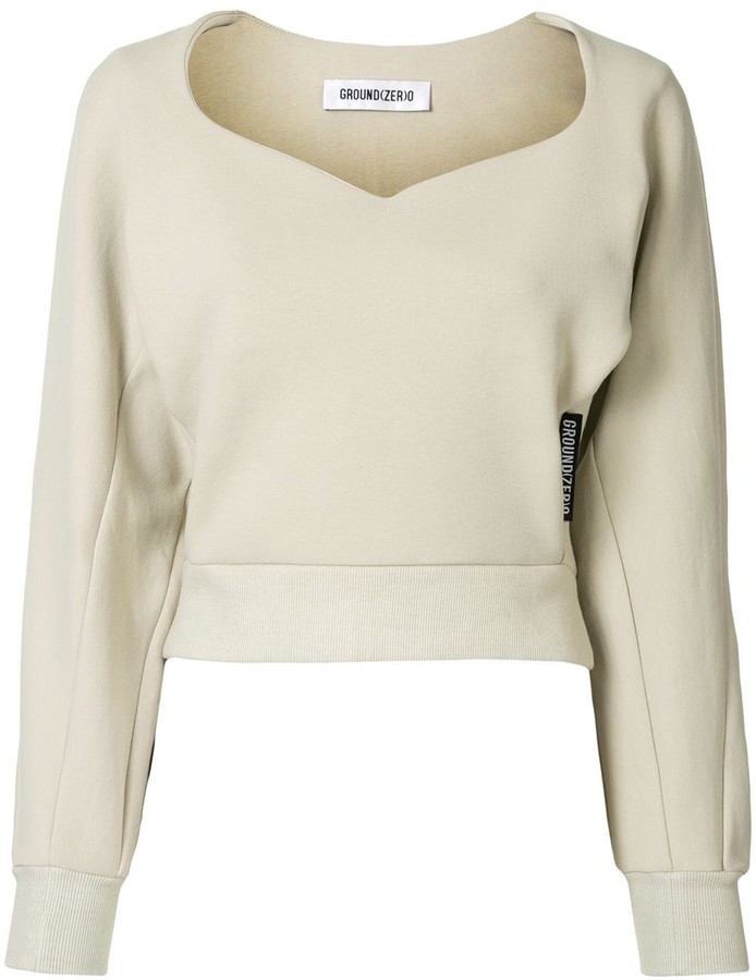 Ground Zero CutOut Graphic Print Jumper ShopStyle Sweaters