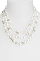 Thumbnail for your product : Judith Jack 'Gala' Three-Row Faux Pearl Necklace