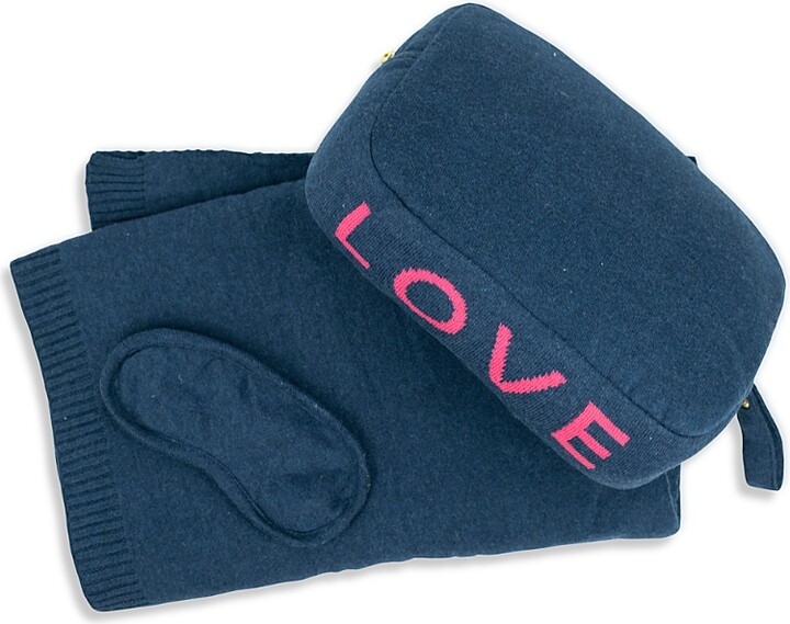 Pink Lemonade Love Travel Throw Blanket