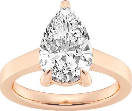 Lab Grown Diamonds 14K Rose Gold 3.00 ct. tw. Lab-Grown Diamond Solitaire Engagement Ring