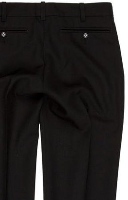 Balenciaga Wool-Blend Straight-Leg Pants