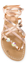 Thumbnail for your product : Emanuela Caruso Leather Sandals
