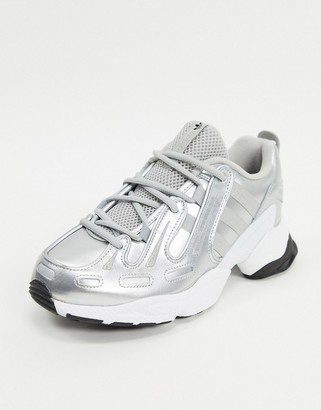 adidas silver trainers