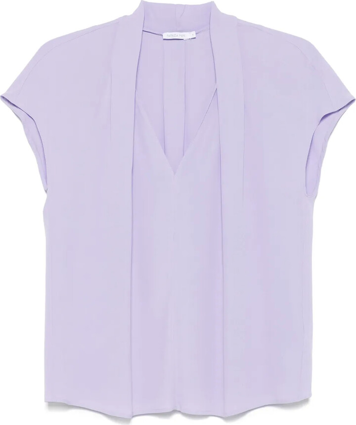 Patrizia Pepe Pleat-Detailed Blouse
