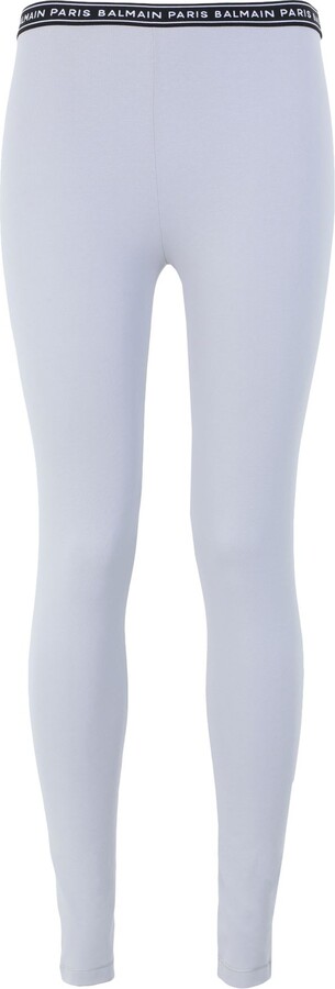 Balmain Leggings Light Grey - ShopStyle
