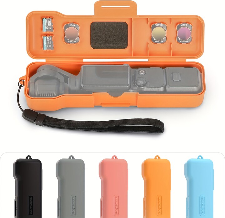 Ykoree For DJI Osmo Pocket 3 Protective Shell Case Anti Dust Camera Lens Cover Compact Storage Bag Box With LanyardAccessories