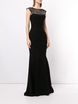 Thumbnail for your product : Saiid Kobeisy Embellished Long Gown