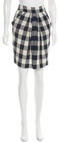Thumbnail for your product : Stella McCartney Gingham Print Knee-Length Skirt