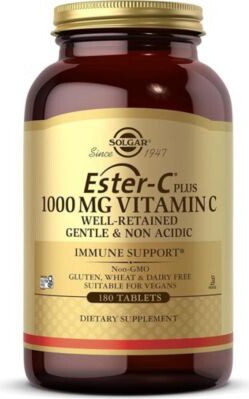 Solgar Ester C Plus Vitamin C Ester C Ascorbate Complex 1000 Mg 180 Tabs