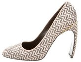 Thumbnail for your product : Nicholas Kirkwood Woven Leather Pumps