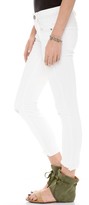 Thumbnail for your product : Free People Mid Rise Destroyed Skinny Jeans