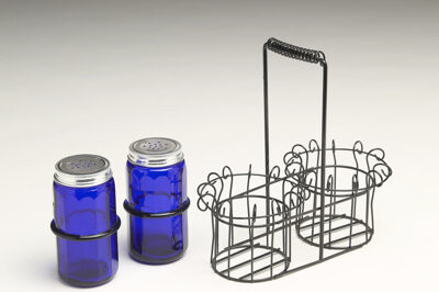 AA Importing Glass 3-Piece Salt and Pepper Set