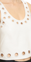 Thumbnail for your product : 3.1 Phillip Lim Eyelet Cropped Tank