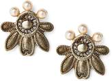 Thumbnail for your product : Ralph Lauren Brass Lace Stud Earrings