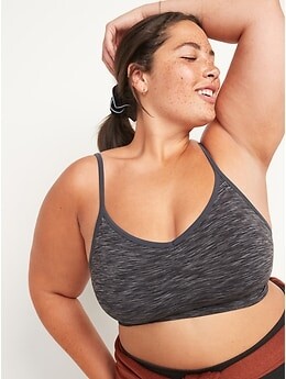 Old Navy Light Support Seamless Convertible Racerback Sports Bra for Women  2X-4X - ShopStyle