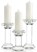 Thumbnail for your product : Lighting by Design Candle Holders, Set of 3 Metropolitan Pillar