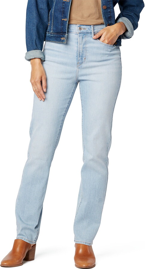 Levi Strauss Signature Women’s and Women’s Plus High Rise Straight Jean, Sizes 2-28