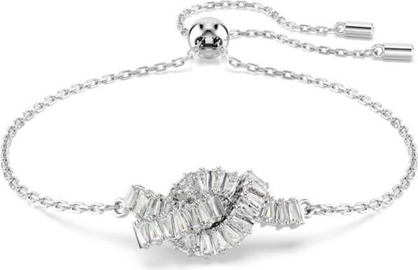 Swarovski Swaroski Matrix Rhodium Plated Bracelet - Silver Clear
