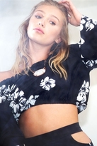 Thumbnail for your product : Flynn Skye Genevieve Crop Top in Flower Stream