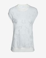 Thumbnail for your product : IRO Deconstructed Sleeveless Sweatshirt: White