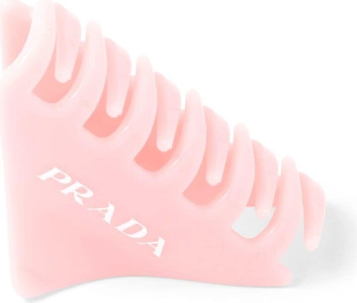 Prada triangle-logo Hair Clips (set Of two) - Farfetch