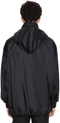 Off-White Hooded Nylon Zip Windbreaker Jacket