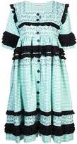 Thumbnail for your product : Molly Goddard Gingham Stitched Dress