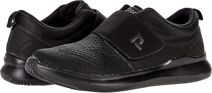 Propet Viator Strap Men's Shoes All Black : 10.5 M (D), Textile