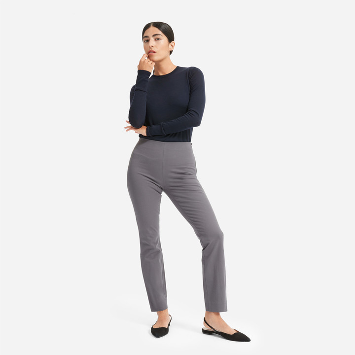 Everlane The Side-Zip Stretch Cotton Pant - ShopStyle