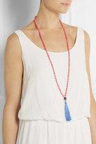 Thumbnail for your product : Ileana Makri IAM by Kompoloi beaded tassel necklace