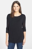 Thumbnail for your product : Caslon High-Low Long Sleeve Tunic Sweater (Regular & Petite)
