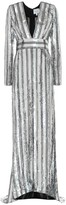 Thumbnail for your product : Galvan Stardust striped sequined gown