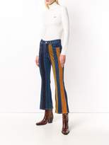 Thumbnail for your product : See by Chloe striped flare trousers