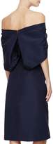 Thumbnail for your product : Zac Posen Off-The-Shoulder Sheath Dress, Midnight