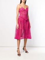 Thumbnail for your product : Self-Portrait Flared Midi Dres