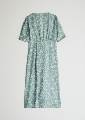 Farrow Women's Yvette Short Sleeve Dress In Sage, Size Small