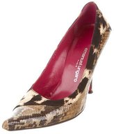 Thumbnail for your product : Ungaro Embossed Patent Leather Pumps