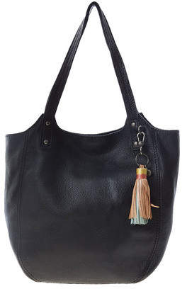 The Sak Women's Tansy Tote - Black Leather Shoulder Bags