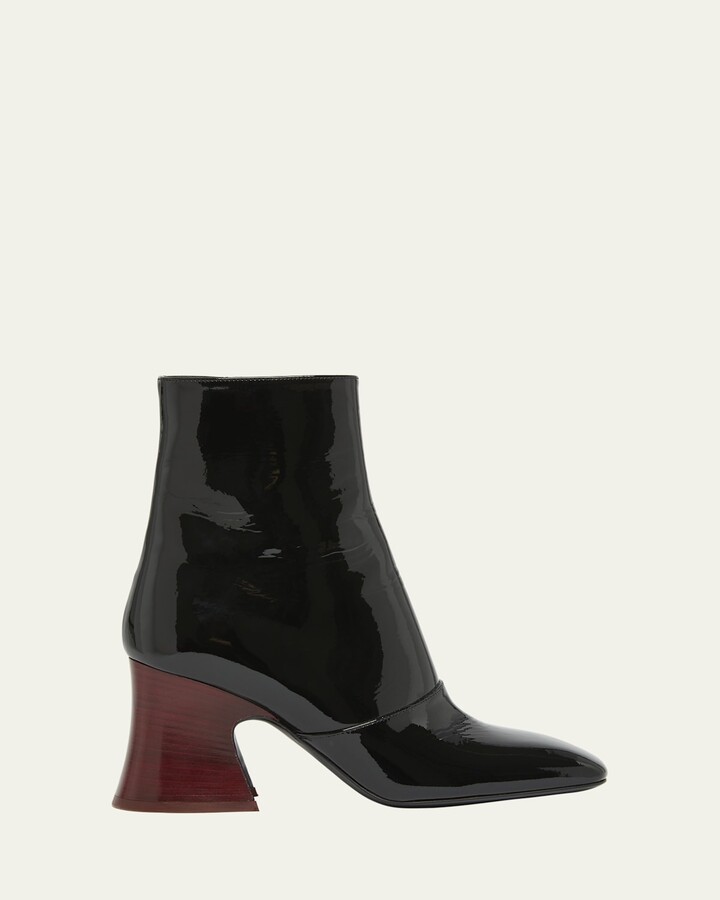 Janis Patent Leather Booties