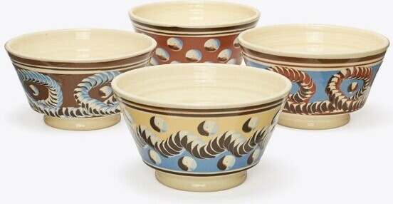 Mochaware Soup Bowl, Set Of 4