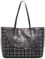 Thumbnail for your product : Milly Palmetto Leather Tote
