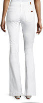 Thumbnail for your product : 7 For All Mankind Tailored Chambray-Trim Trouser, White