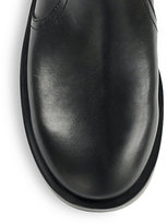 Thumbnail for your product : Jil Sander Navy Leather Moto Ankle Boots