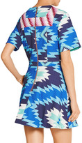 Thumbnail for your product : House of Holland Printed stretch-cotton canvas mini dress